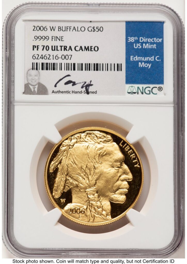 2006-W Modern Bullion Coins (2006-W Proof Gold Buffalo 1 oz Ed Moy)