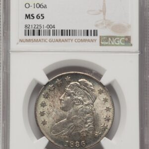 1836 Bust Half Dollars (1836 50C O-106a, MS)