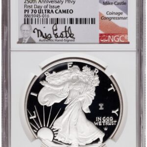 2026-W Modern Bullion Coins (2026-W Proof Silver Eagle 1 oz FDI Mike Castle)