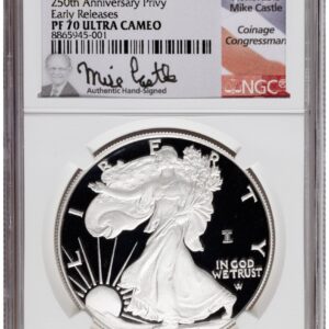 2026-W Modern Bullion Coins (2026-W Proof Silver Eagle 1 oz ER Mike Castle)