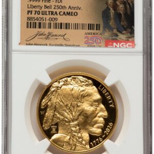 2026-W Modern Bullion Coins (2026-W Proof Gold Buffalo 1 oz FDI America 250 John Hancock Label)