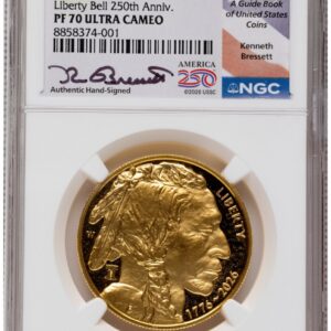 2026-W Modern Bullion Coins (2026-W Proof Gold Buffalo 1 oz FDI Kenneth Bressett America 250 )