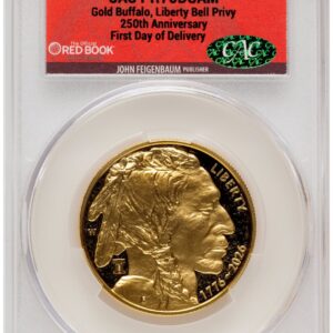 2026-W Modern Bullion Coins (2026-W Proof Gold Buffalo 1 oz First Day of Delivery Red Book)