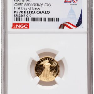 2026-W Modern Bullion Coins (2026-W Proof Gold Eagle 1/10 oz FDI America 250 Congress Building Label)