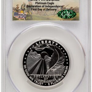 2026-W Modern Bullion Coins (2026-W Proof Platinum Eagle 1 oz First Day of Delivery America 250)