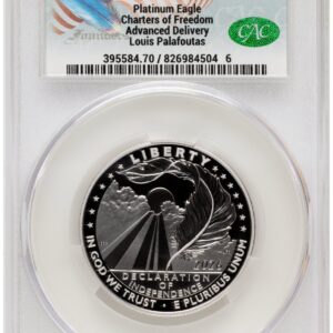 2026-W Modern Bullion Coins (2026-W Proof Platinum Eagle 1 oz Advanced Delivery Louis Palafoutas)