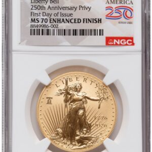 2026-W Modern Bullion Coins (2026-W Enhanced Gold Eagle 1 oz FDI America 250 Label)