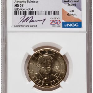2026 Modern Bullion Coins (2026 Semiquincentennial President Donald J. Trump $1 AR Jeff Garrett America 250)