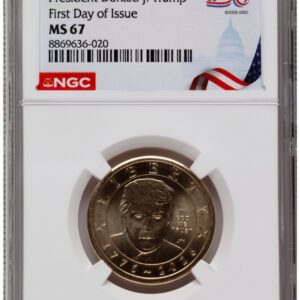 2026 Modern Bullion Coins (2026 Semiquincentennial President Donald J. Trump $1 FDI America 250 Congress Building Label)