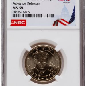 2026 Modern Bullion Coins (2026 Semiquincentennial President Donald J. Trump $1 AR America 250 Congress Building Label)