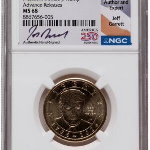 2026 Modern Bullion Coins (2026 Semiquincentennial President Donald J. Trump $1 AR Jeff Garrett America 250)
