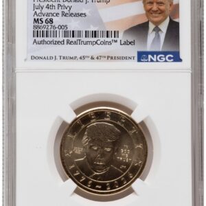 2026 Modern Bullion Coins (2026 Semiquincentennial President Donald J. Trump $1 (Privy Mark) AR Trump Label)