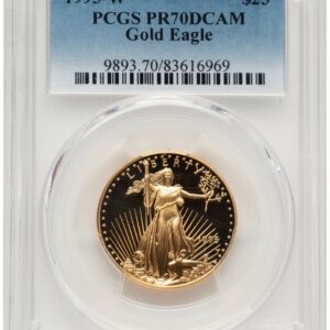 1995-W Modern Bullion Coins (1995-W Proof Gold Eagle 1/2 oz Blue Gradient)