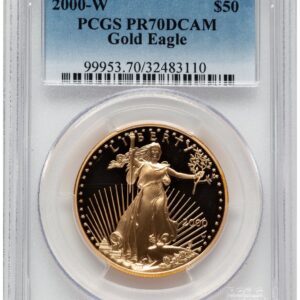 2000-W Modern Bullion Coins (2000-W Proof Gold Eagle 1 oz Blue Gradient)