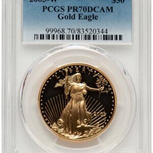 2003-W Modern Bullion Coins (2003-W Proof Gold Eagle 1 oz Blue Gradient)