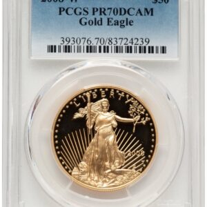 2008-W Modern Bullion Coins (2008-W Proof Gold Eagle 1 oz Blue Gradient)