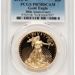 2016-W Modern Bullion Coins (2016-W Proof Gold Eagle 1 oz Blue Gradient)