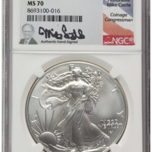 2026 Modern Bullion Coins (2026 Silver Eagle ER Mike Castle)