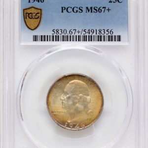 1946 Washington Quarters (1946 25C PCGS Secure PCGS Plus)