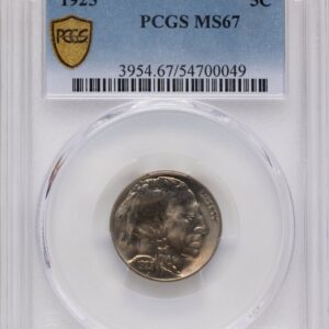 1925 Buffalo Nickels (1925 5C PCGS Secure)