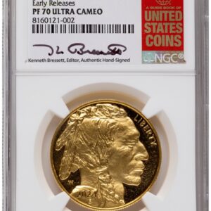 2024-W Modern Bullion Coins (2024-W Proof Gold Buffalo 1 oz ER Kenneth Bressett Red Book)