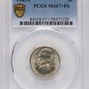 1943-P Jefferson Nickels (1943-P 5C, FS PCGS Secure PCGS Plus)