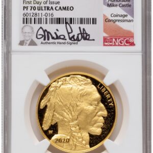 2020-W Modern Bullion Coins (2020-W Proof Gold Buffalo 1 oz FDI Mike Castle)