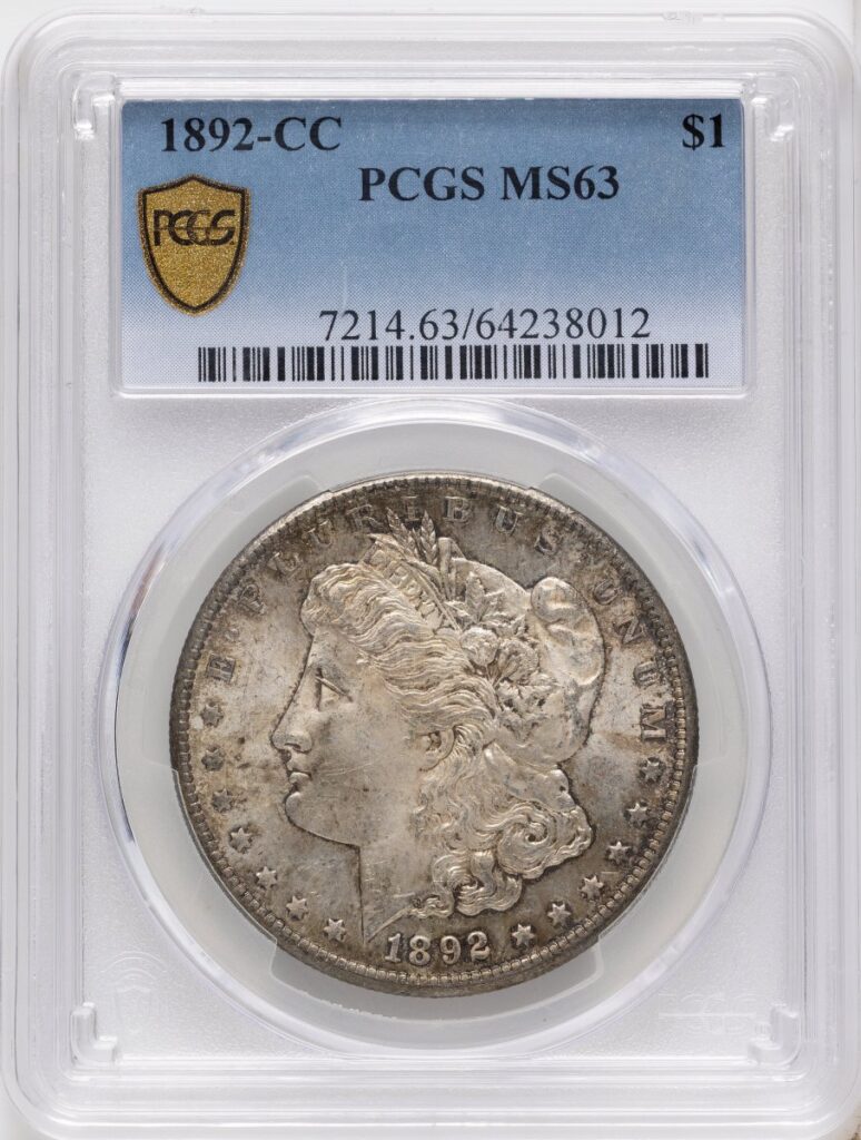 1892-CC Morgan Dollars (1892-CC S$1 PCGS Secure)