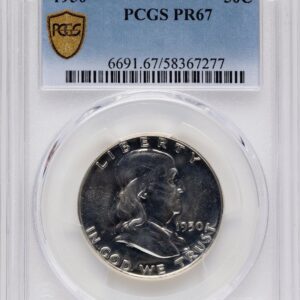 1950 Proof Franklin Half Dollars (1950 50C PCGS Secure)
