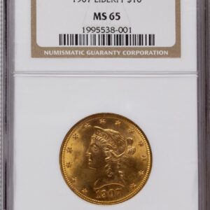 1907 Liberty Eagles (1907 $10 Liberty, MS)