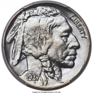 1937 Buffalo Nickels (1937 5C)