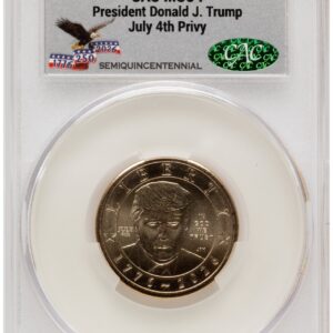 2026 Modern Bullion Coins (2026 Semiquincentennial President Donald J. Trump $1 (Privy Mark) America 250 Eagle with Banner Label)