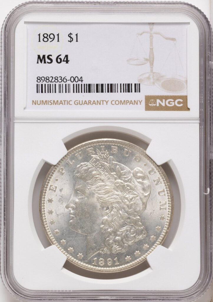 1891 Morgan Dollars (1891 S$1 NGC Secure)