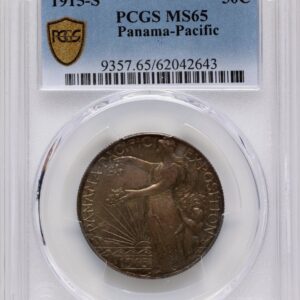 1915-S Commemorative Silver (1915-S 50C Panama-Pacific, MS PCGS Secure)