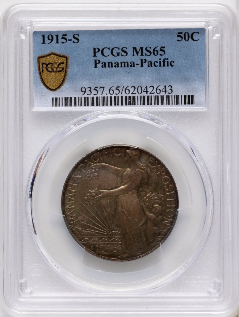 1915-S Commemorative Silver (1915-S 50C Panama-Pacific, MS PCGS Secure)