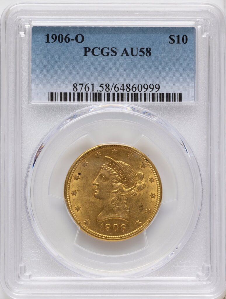 1906-O Liberty Eagles (1906-O $10 PCGS Secure Blue Gradient)
