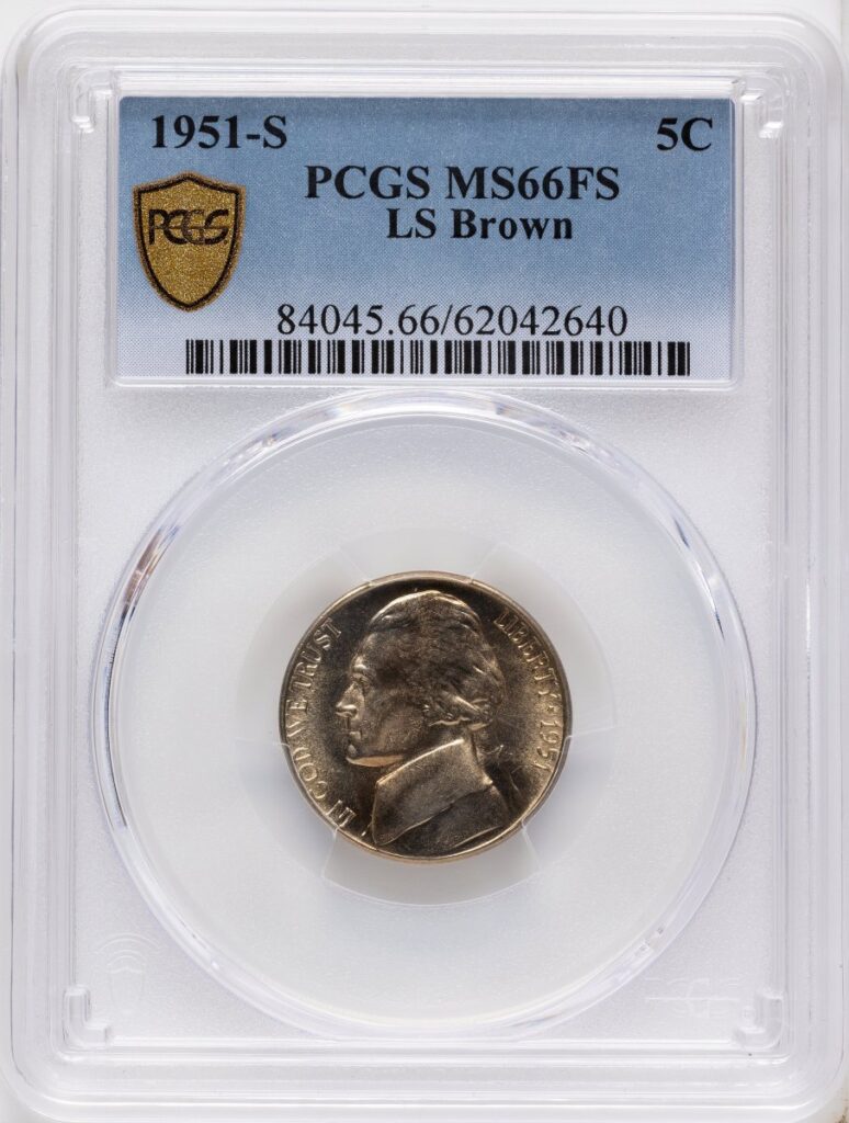 1951-S Jefferson Nickels (1951-S 5C, FS PCGS Secure)
