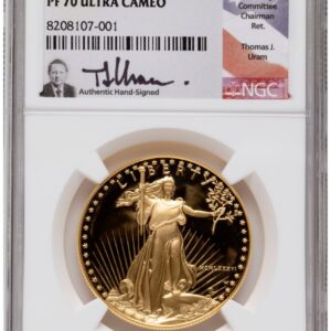 1986-W Modern Bullion Coins (1986-W Proof Gold Eagle 1 oz Thomas Uram)