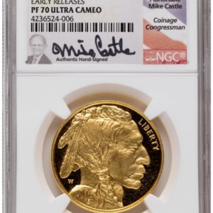 2016-W Modern Bullion Coins (2016-W Proof Gold Buffalo 1 oz ER Mike Castle)