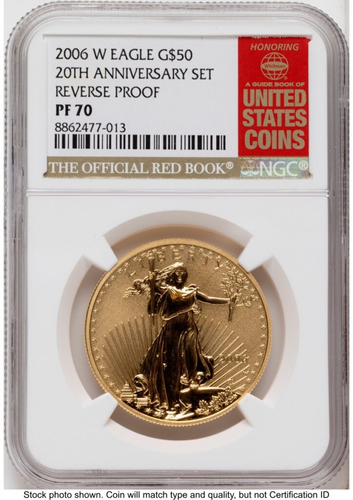 2006-W Modern Bullion Coins (2006-W Reverse Proof Gold Eagle 1 oz Red Book)