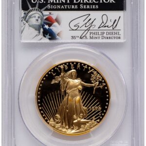1000 Modern Bullion Coins (1996-W Proof Gold Eagle 1.85 oz Philip Diehl)