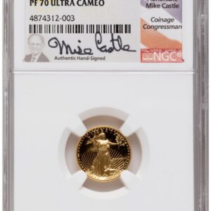 1000 Modern Bullion Coins (1988 Proof Gold Eagle 1.85 oz Mike Castle)