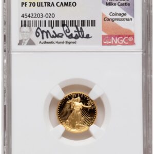 1000 Modern Bullion Coins (1989 Proof Gold Eagle 1.85 oz Mike Castle)