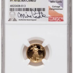 1000 Modern Bullion Coins (1995-W Proof Gold Eagle 1.85 oz Mike Castle)