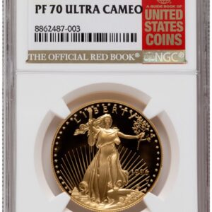 1996-W Modern Bullion Coins (1996-W Proof Gold Eagle 1 oz Red Book)