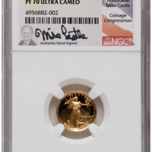 1000 Modern Bullion Coins (1991 Proof Gold Eagle 1.85 oz Mike Castle)