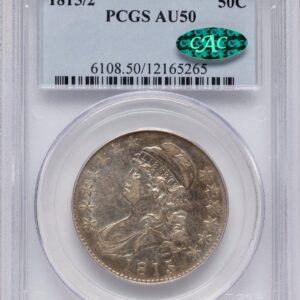1815/2 Bust Half Dollars (1815/2 50C, MS CAC)