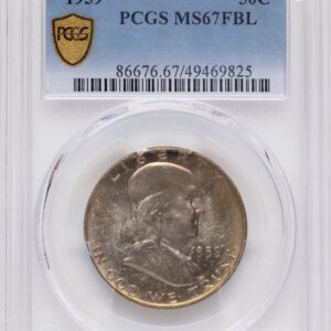 1959 Franklin Half Dollars (1959 50C, FL PCGS Secure)